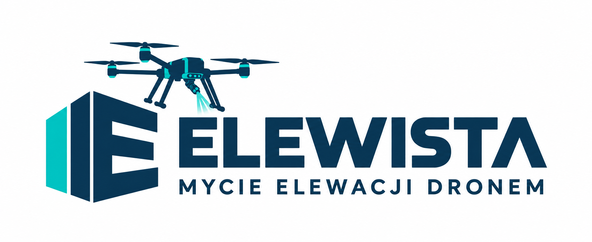ELEWISTA — mycie elewacji dronem